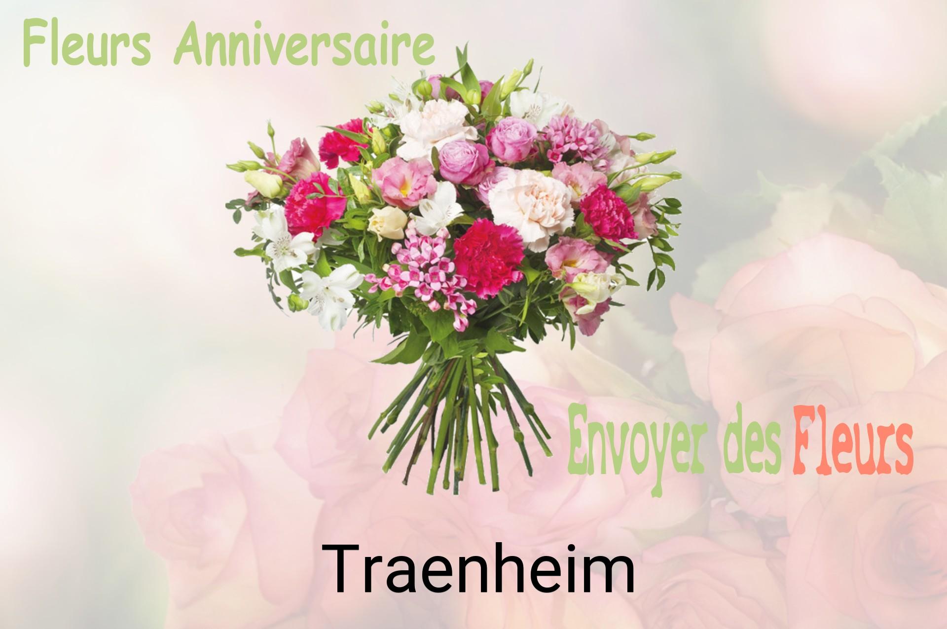 Bouquet de fleurs d’anniversaire livré à Traenheim