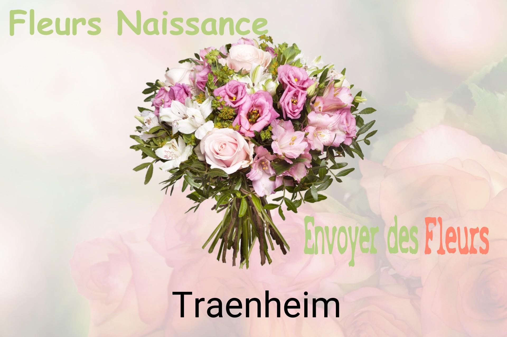 Bouquet de fleurs de naissance livré à Traenheim